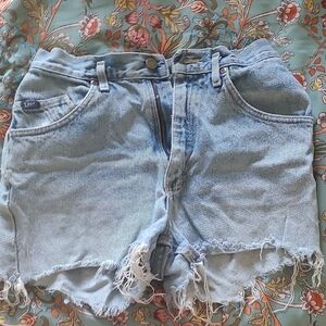 Lee Women's Light Blue Denim Shorts